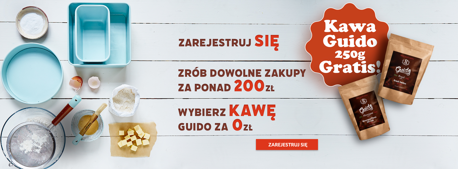 Guido Coffe 250g. za rejestrację