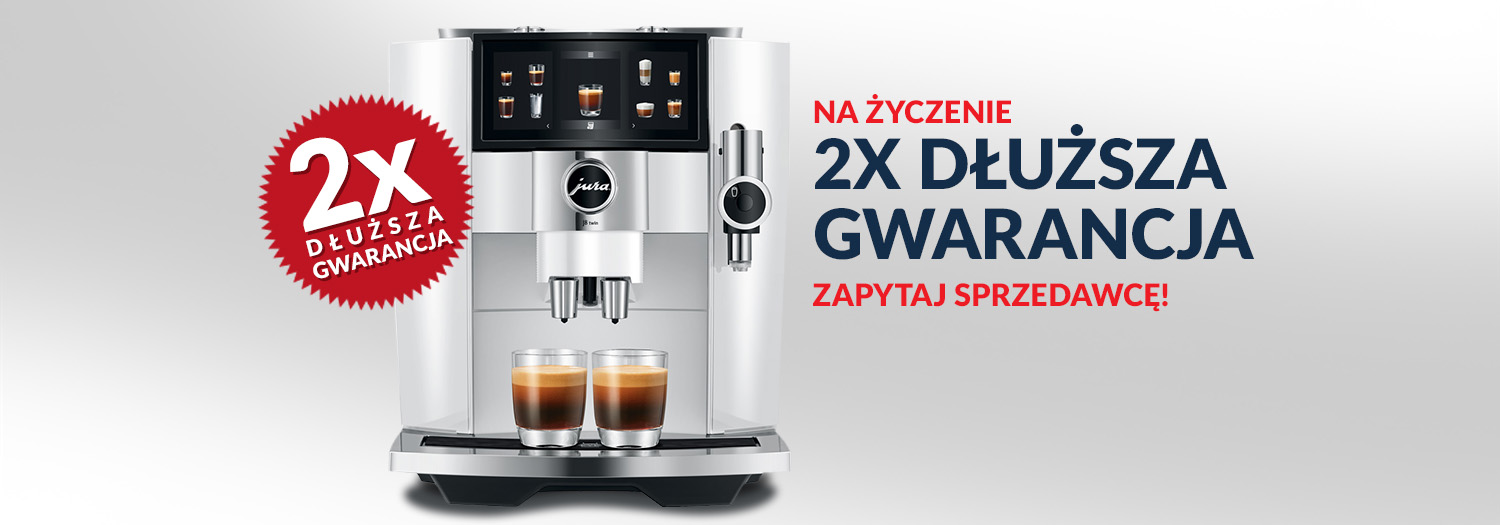 2 x dłuższa gwarancja