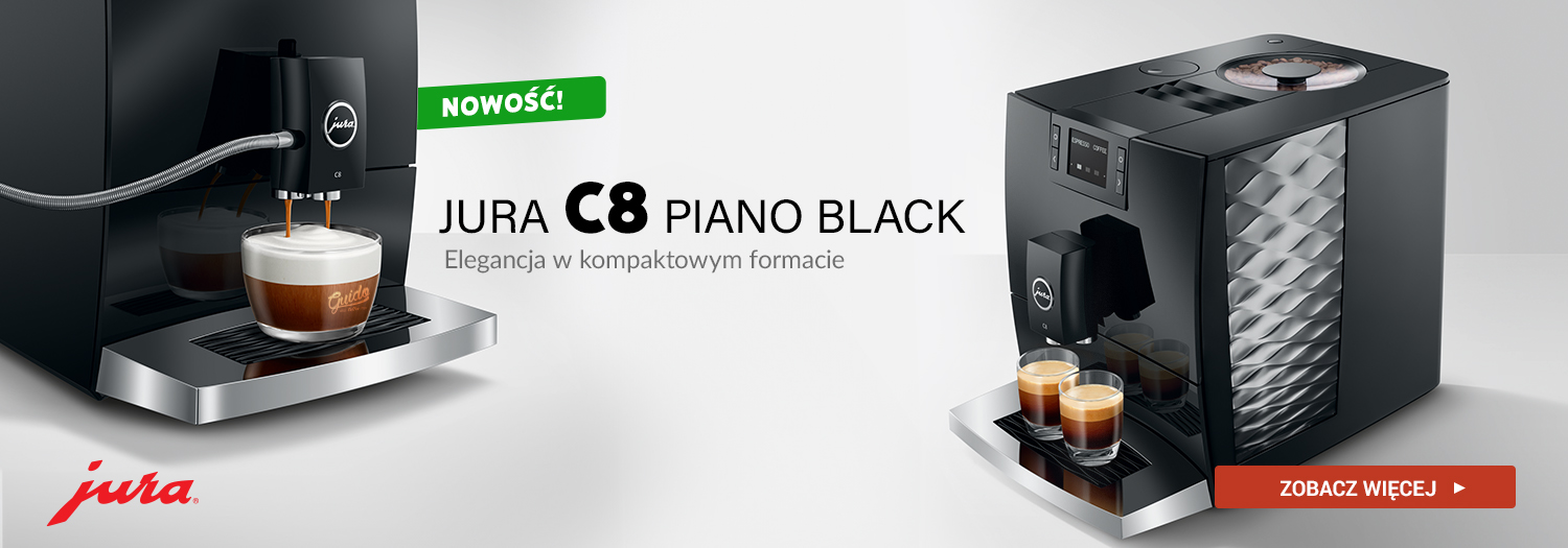 JUra C8 Piano Black - Nowość