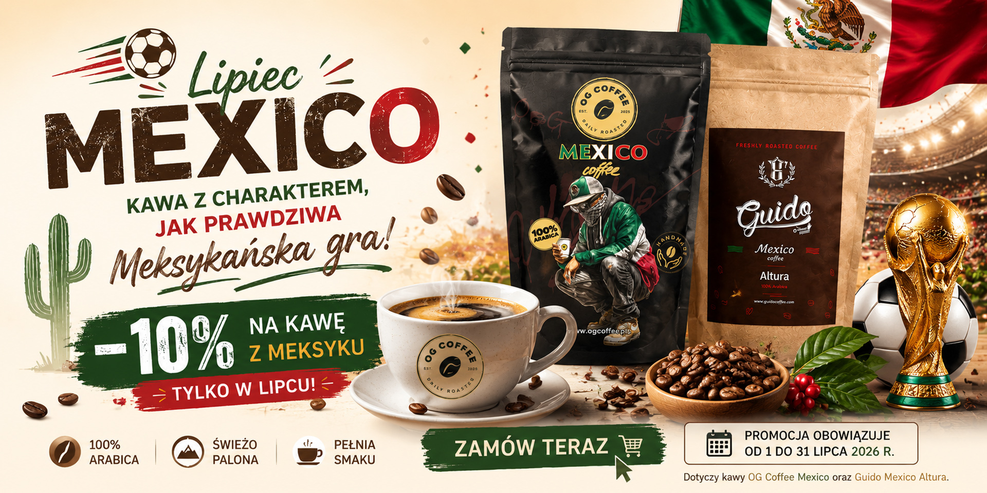 Mexico kawa miesiąca lipiec